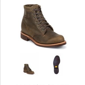 Men’s 8.5 Aldrich Crazy Horse Chippewa Boots